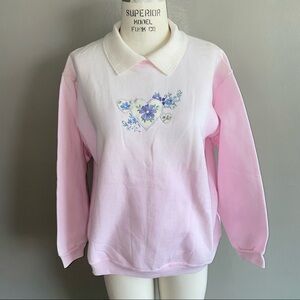 Top Stitch Morning Sun Embroidery Hearts meduim